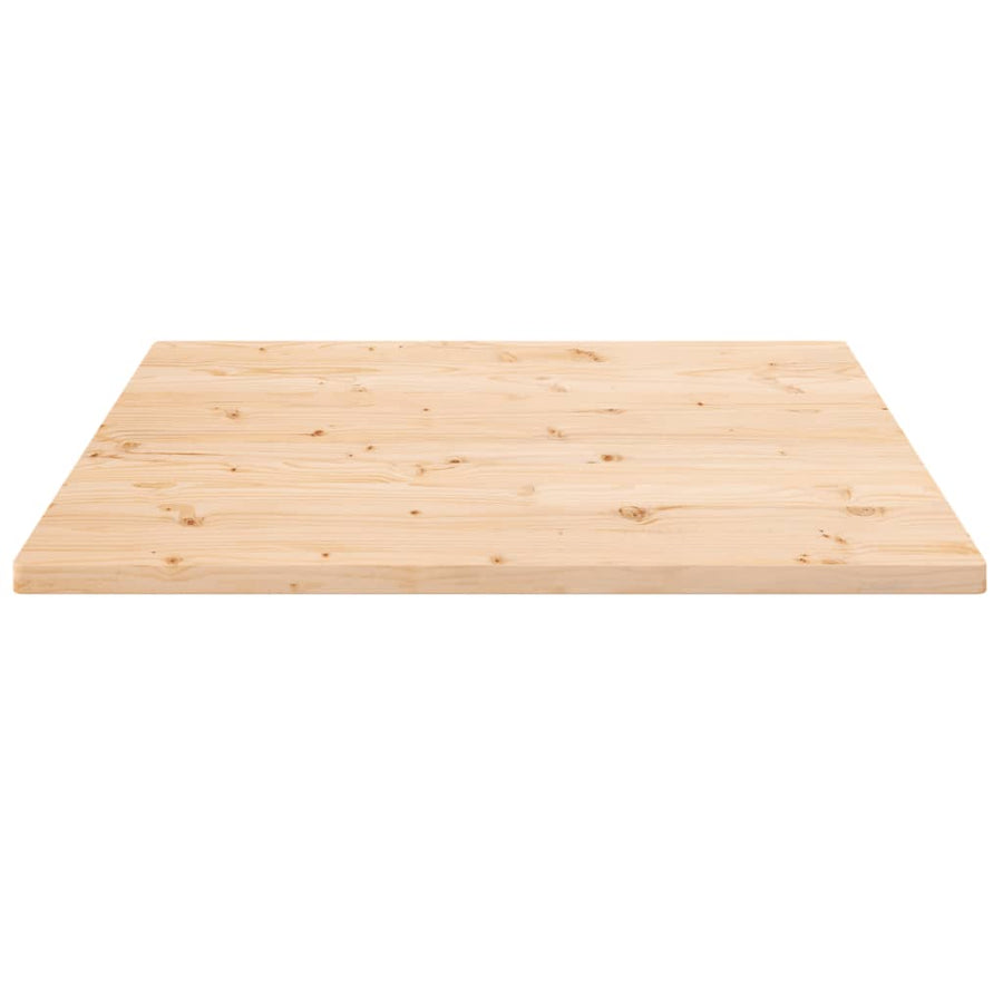 Tafelblad Vierkant 80X80X2,5 Cm Massief Grenenhout