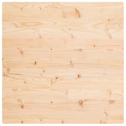 Tafelblad Vierkant 90X90X2,5 Cm Massief Grenenhout