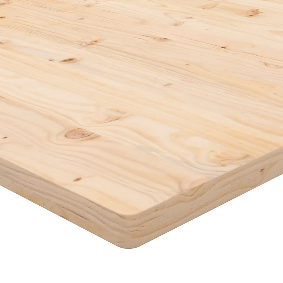 Tafelblad Vierkant 90X90X2,5 Cm Massief Grenenhout