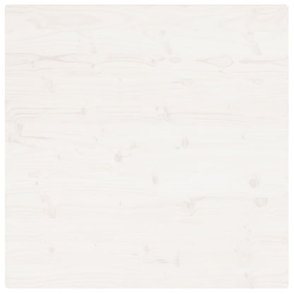 Tafelblad Vierkant 90X90X2,5 Cm Massief Grenenhout Wit
