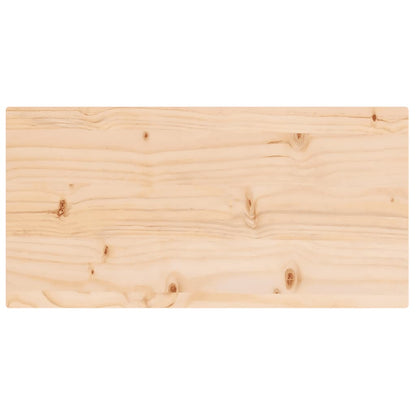 Tafelblad Rechthoekig 80X40X2,5 Cm Massief Grenenhout 1 80 x 40 x 2.5 cm Naturel