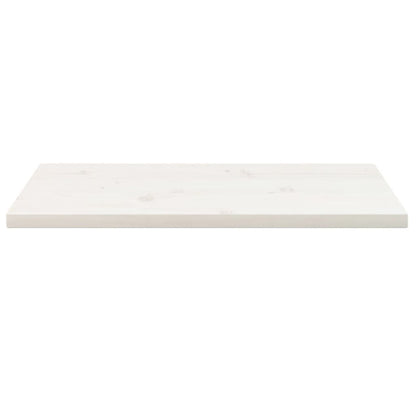 Tafelblad Rechthoekig 80X40X2,5 Cm Massief Grenenhout Wit 1 80 x 40 x 2.5 cm