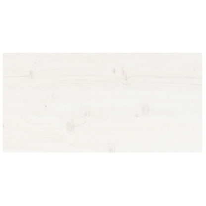Tafelblad Rechthoekig 80X40X2,5 Cm Massief Grenenhout Wit 1 80 x 40 x 2.5 cm