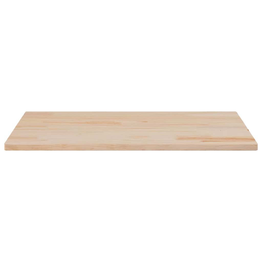 Tafelblad rechthoekig 100x50x2,5 cm massief grenenhout