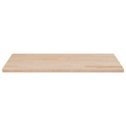 Tafelblad rechthoekig 100x50x2,5 cm massief grenenhout