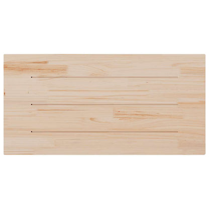 Tafelblad rechthoekig 100x50x2,5 cm massief grenenhout