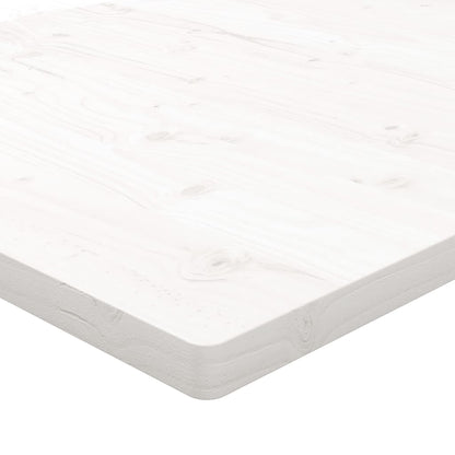 Tafelblad Rechthoekig 0X55X2,5 Cm Massief Grenenhout 110 x 55 x 2.5 cm Wit