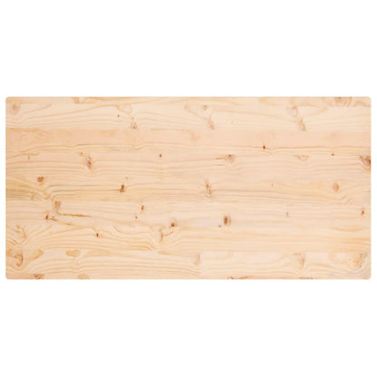 Tafelblad Rechthoekig 0X60X2,5 Cm Massief Grenenhout 110 x 60 x 2.5 cm Naturel