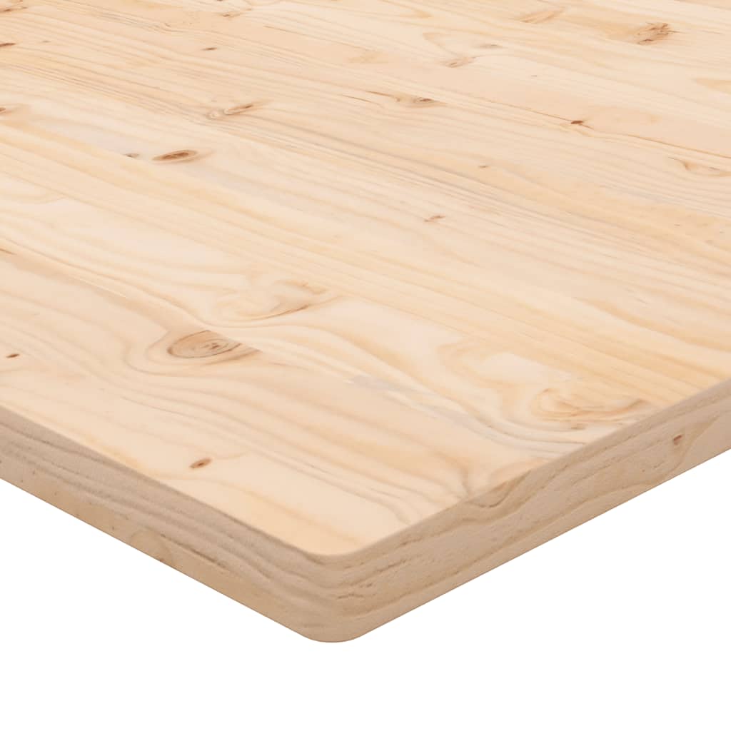 Tafelblad Rechthoekig 0X60X2,5 Cm Massief Grenenhout 110 x 60 x 2.5 cm Naturel