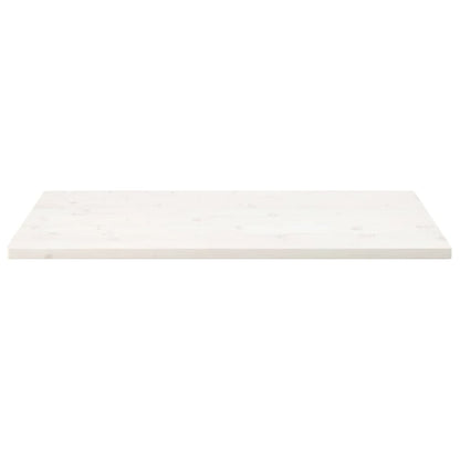 Tafelblad Rechthoekig 110X60X2,5 Cm Massief Grenenhout Wit