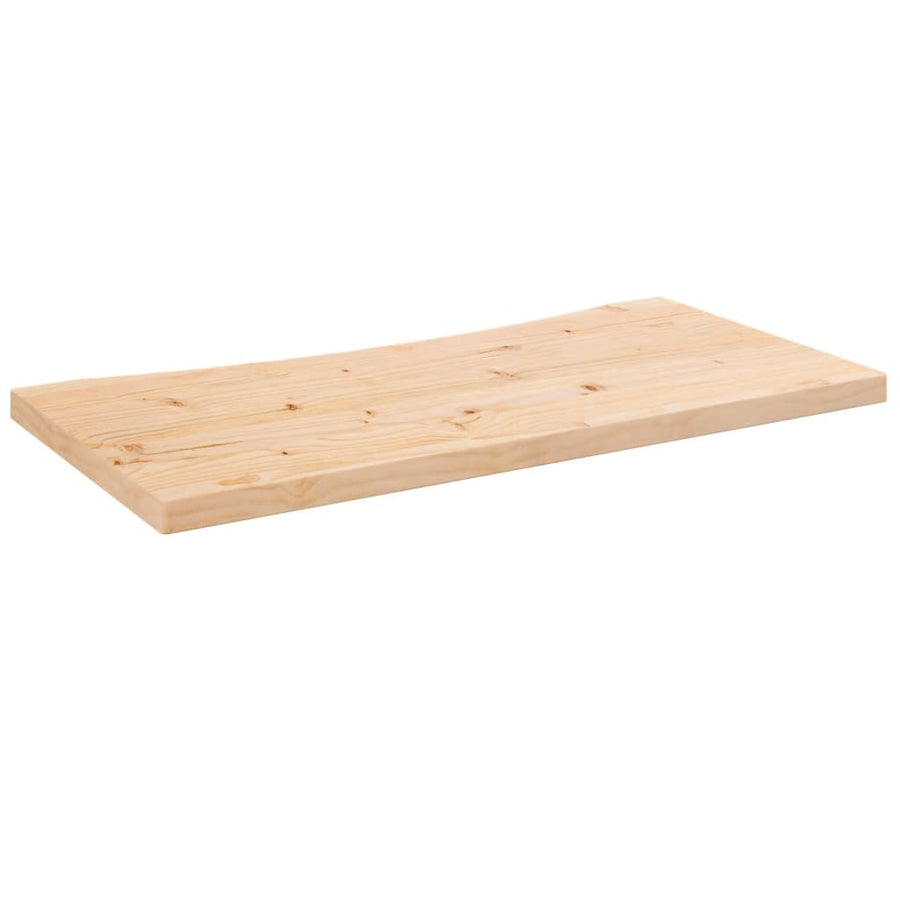 Bureaublad 80X40X2,5 Cm Massief Grenenhout