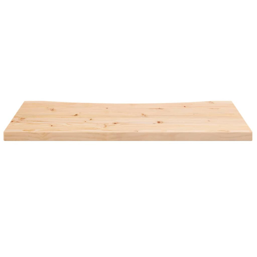 Bureaublad 80X40X2,5 Cm Massief Grenenhout