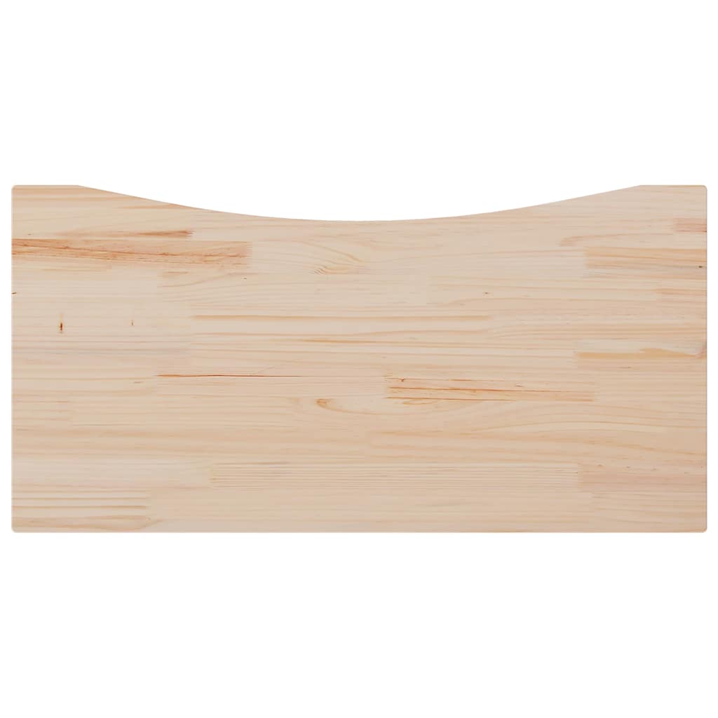 Bureaublad 110x55x2,5 cm massief grenenhout
