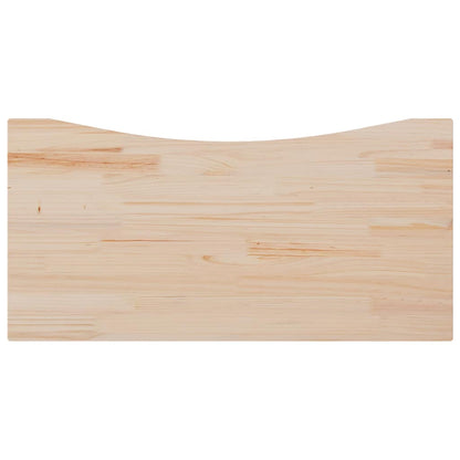 Bureaublad 110x55x2,5 cm massief grenenhout