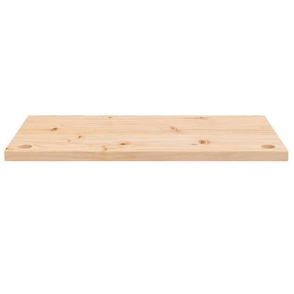 Bureaublad 80X40X2,5 Cm Massief Grenenhout