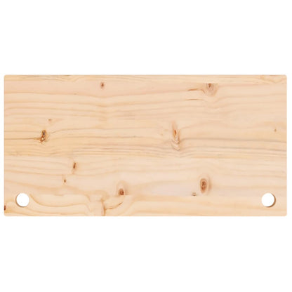 Bureaublad 80X40X2,5 Cm Massief Grenenhout