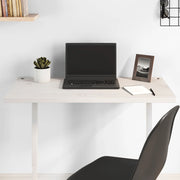 Bureaublad 80x40x2,5 cm massief grenenhout wit