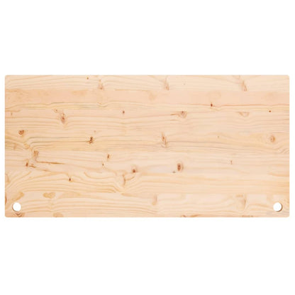 Bureaublad 110X55X2,5 Cm Massief Grenenhout