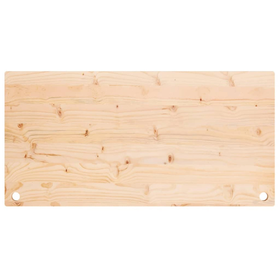 Bureaublad 110X55X2,5 Cm Massief Grenenhout