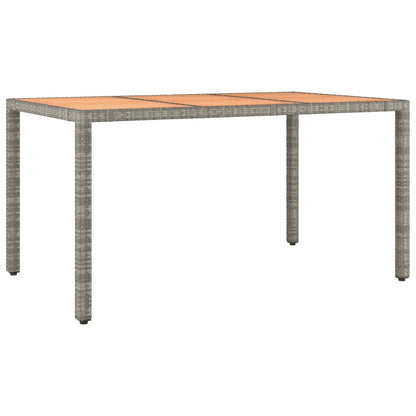 7-Delige Tuinset Met Kussens Poly Rattan Grijs 1