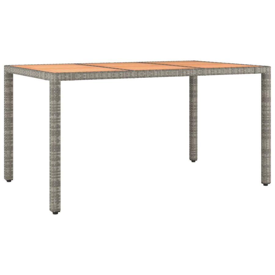 7-Delige Tuinset Met Kussens Poly Rattan Grijs 1