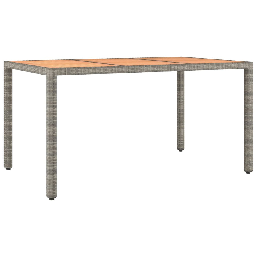 5-Delige Tuinset Met Kussens Poly Rattan Grijs 1