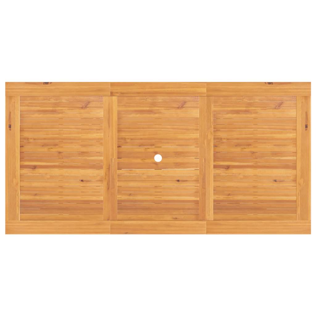 Tuintafel verlengbaar 110-160x80x75 cm massief teakhout