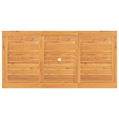 Tuintafel verlengbaar 110-160x80x75 cm massief teakhout