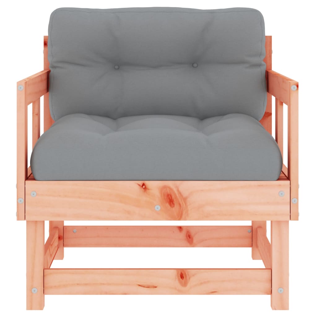 Tuinen 2 St Met Kussens Massief Douglashout Natuurlijk douglashout Stoel