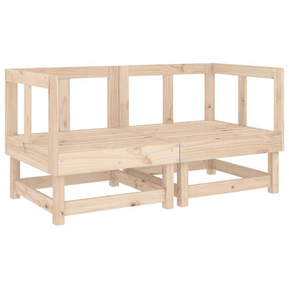 Hoekbanken 2 St Met Kussens Massief Grenenhout Natuurlijk grenenhout 2x hoek