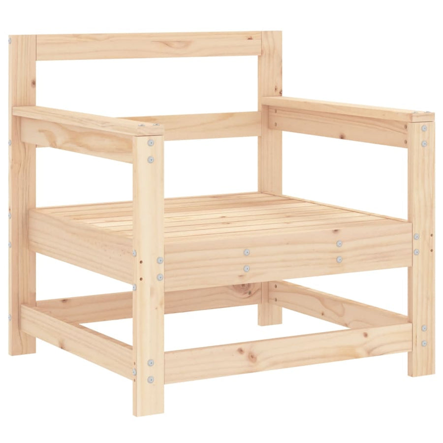 Tuinstoelen 2 St Met Kussens Massief Grenenhout Natuurlijk grenenhout amchair