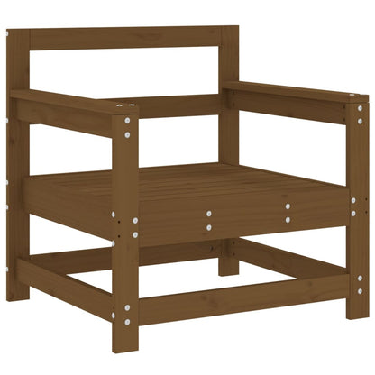 Tuinstoelen 2 St Met Kussens Massief Grenenhout Honingbruin Honingbruin grenenhout amchair