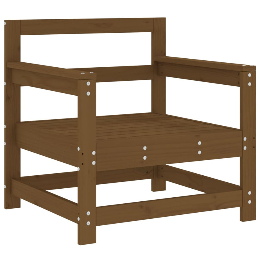 Tuinstoelen 2 St Met Kussens Massief Grenenhout Honingbruin Honingbruin grenenhout amchair