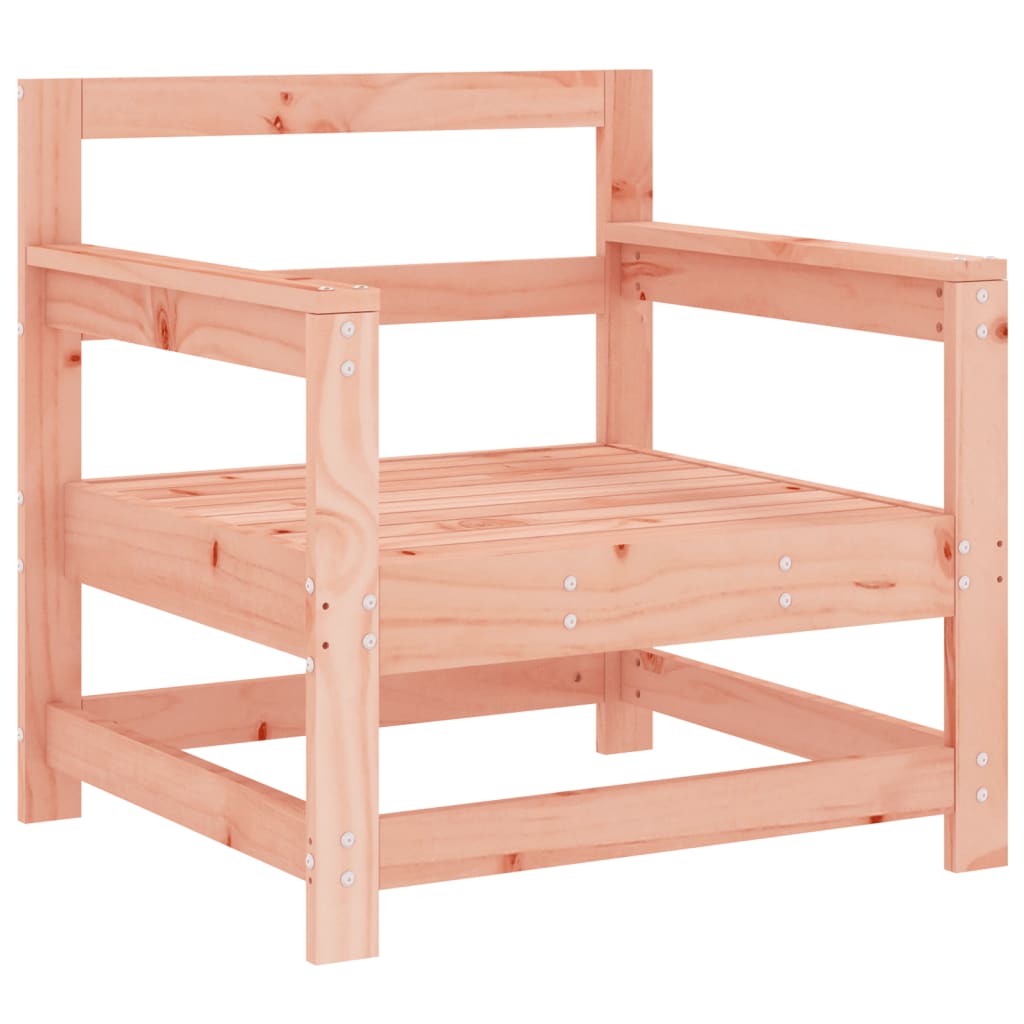 Tuinstoelen 2 St Met Kussens Massief Douglashout Natuurlijk douglashout amchair