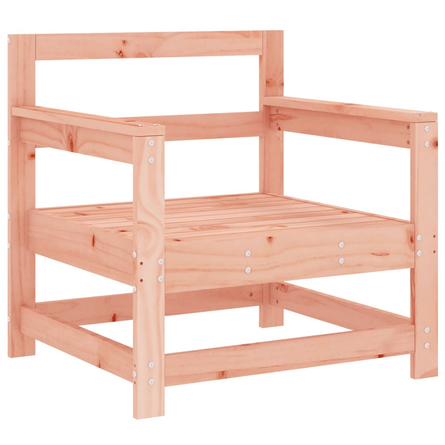 Tuinstoelen 2 St Met Kussens Massief Douglashout Natuurlijk douglashout amchair