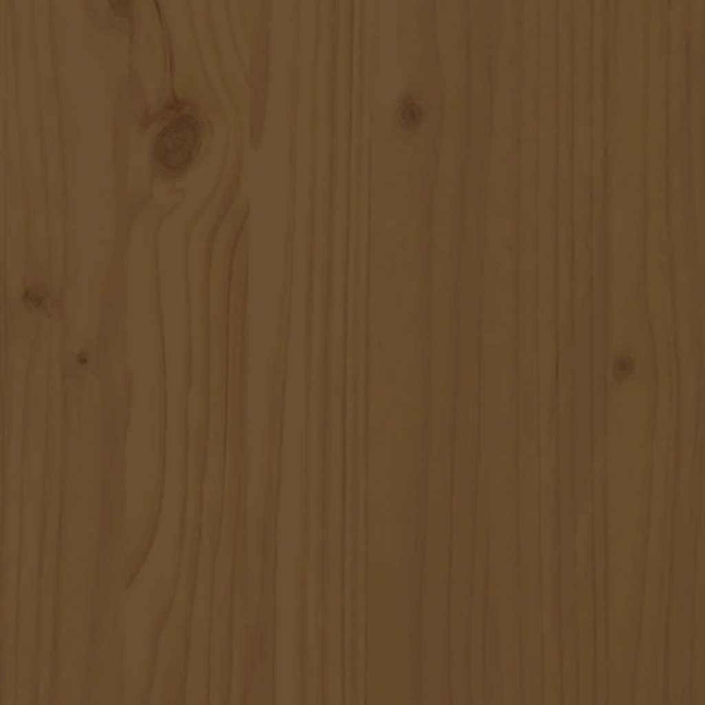 3-delige Loungeset met kussens massief hout honingbruin