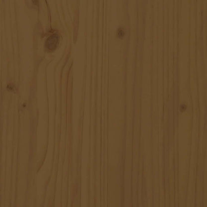 3-delige Loungeset met kussens massief hout honingbruin