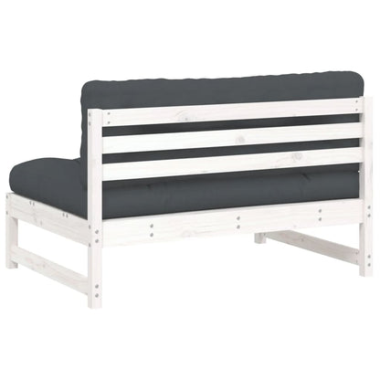 20X80 Cm Massief Grenenhout Wit Wit grenenhout Middenbank