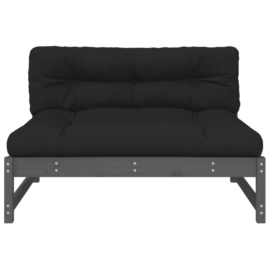 20X80 Cm Massief Grenenhout Grijs Grijs grenenhout Middenbank