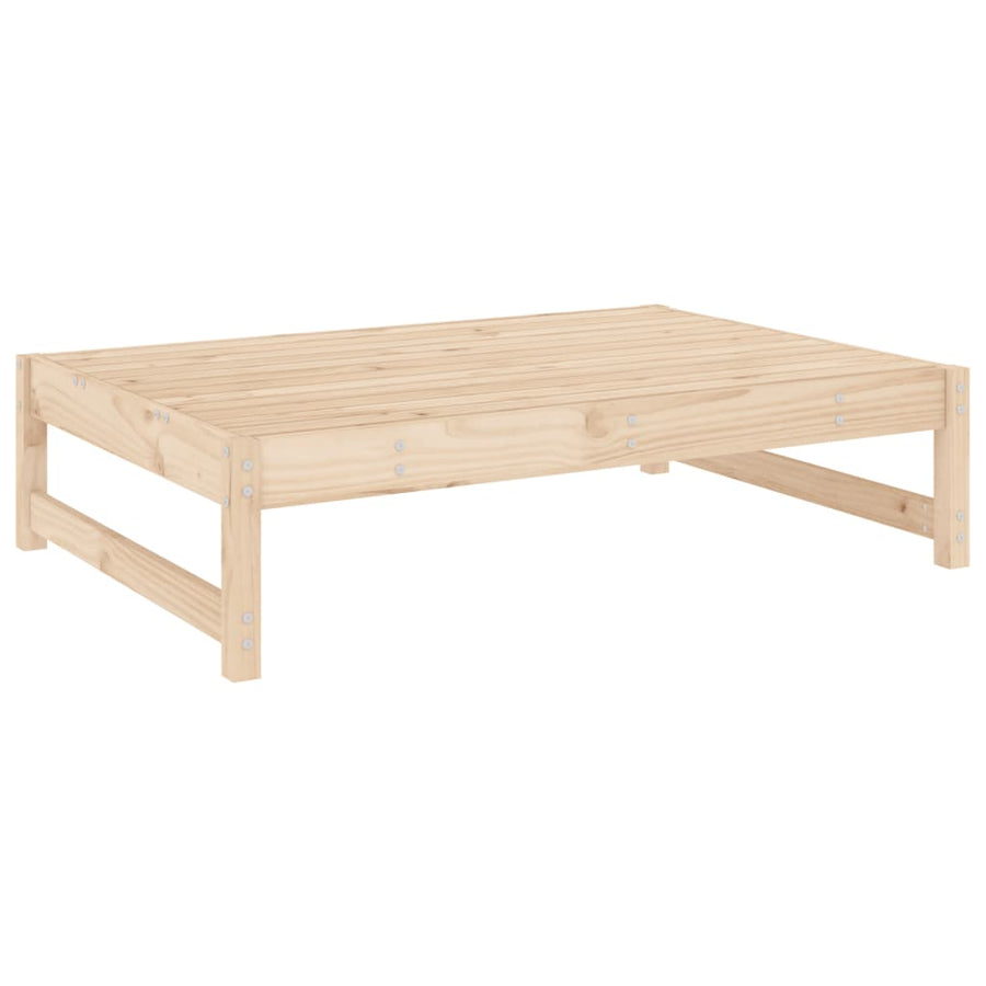 Tuinvoetenbank 20X80 Cm Massief Grenenhout Natuurlijk grenenhout Voetensteun