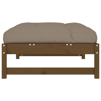 Tuinvoetenbank 20X80 Cm Massief Grenenhout Honingbruin Honingbruin grenenhout Voetensteun