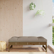 Voetenbank tuin 120x80 cm massief grenenhout honingbruin
