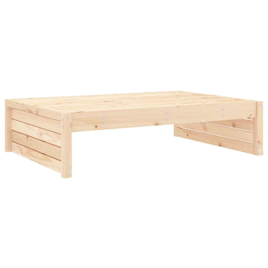 Tuinvoetenbank 20X80 Cm Massief Grenenhout Natuurlijk grenenhout Voetensteun