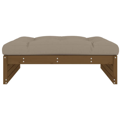 Tuinvoetenbank 20X80 Cm Massief Grenenhout Honingbruin Honingbruin grenenhout Voetensteun