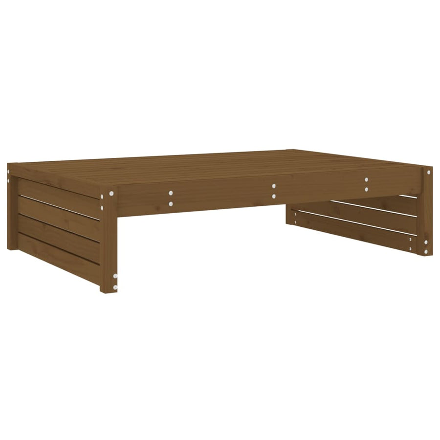 Tuinvoetenbank 20X80 Cm Massief Grenenhout Honingbruin Honingbruin grenenhout Voetensteun