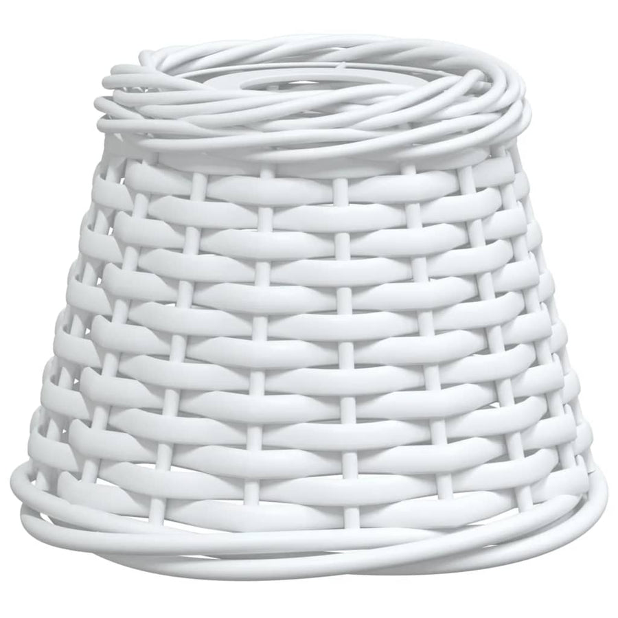 Plafondlampenkap Ø15X12 Cm Wicker Wit
