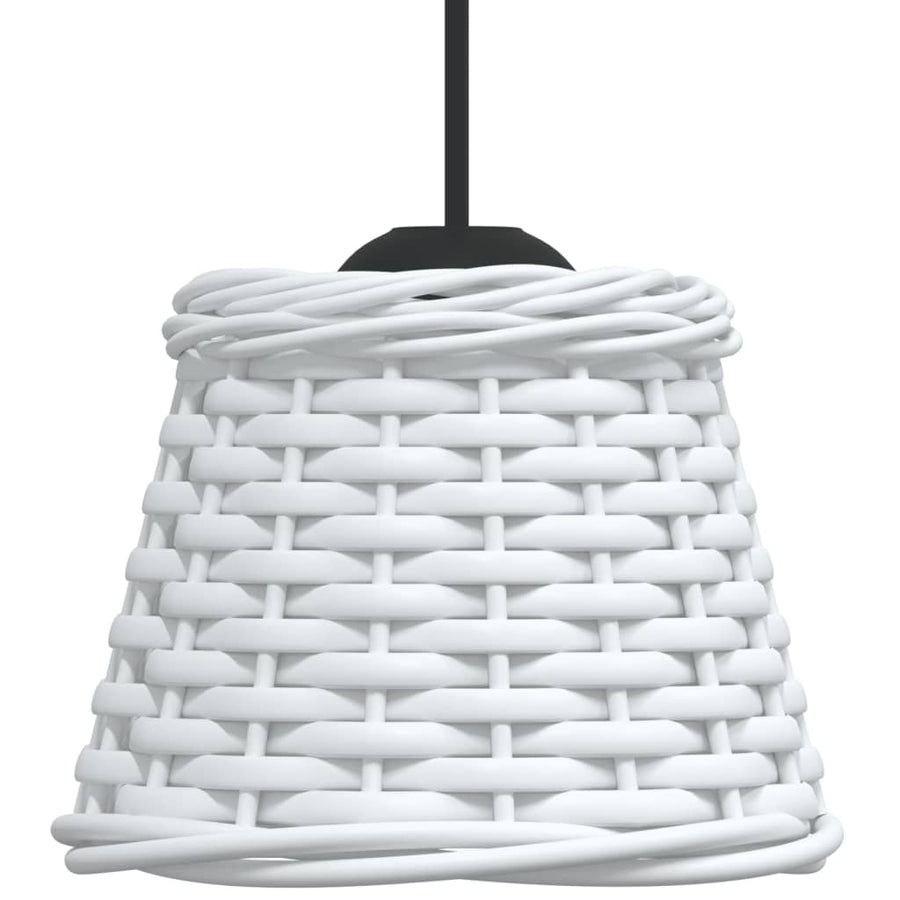 Plafondlampenkap Ø15X12 Cm Wicker Wit