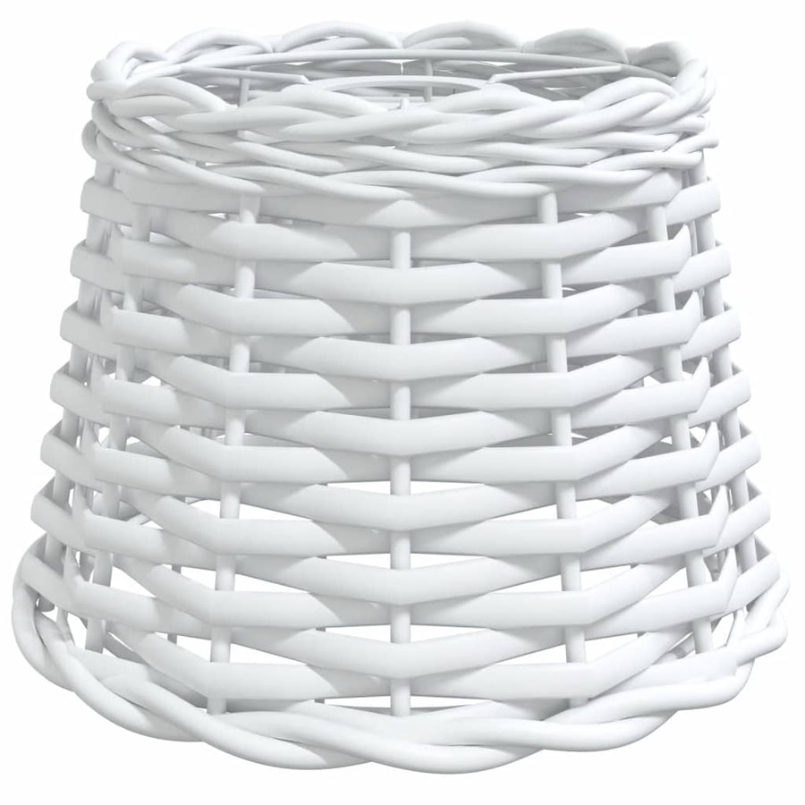 Plafondlampenkap Ø20X15 Cm Wicker Wit