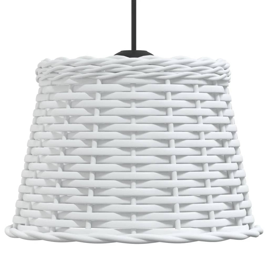 Plafondlampenkap Ø25X17 Cm Wicker Wit