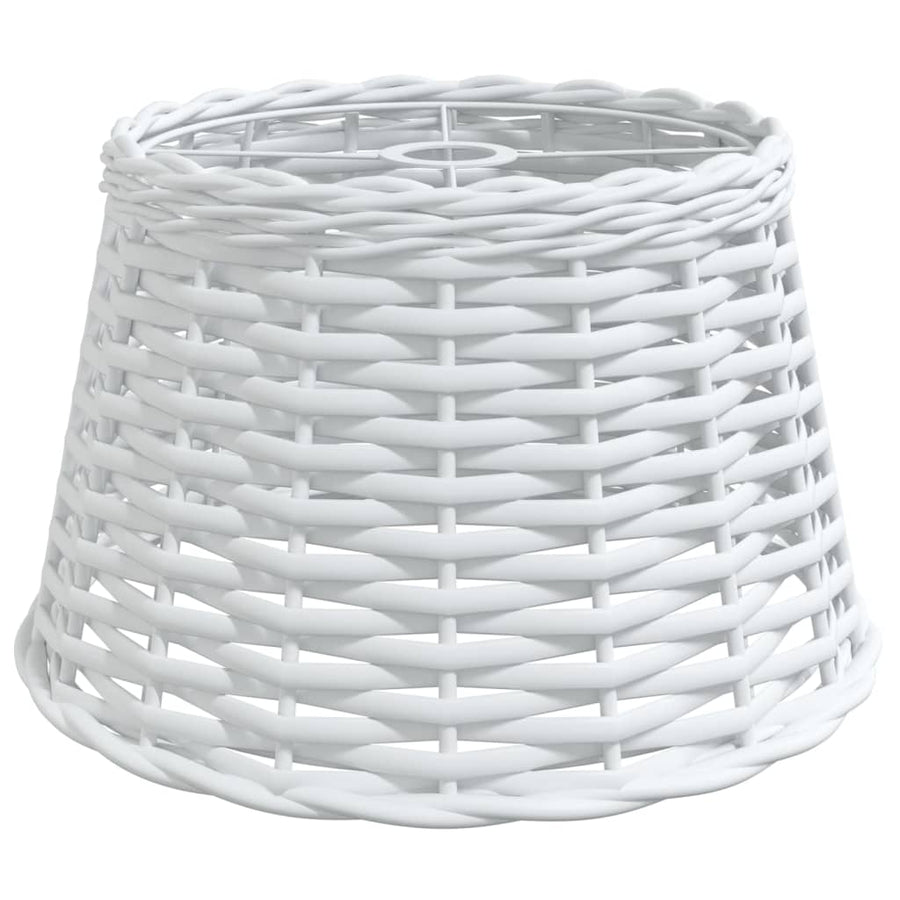 Plafondlampenkap Ø38X23 Cm Wicker Wit